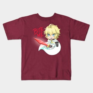 Mika Hyakuya - Bite Me Kids T-Shirt